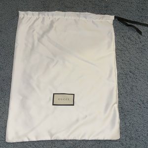 White Gucci Dust Bag